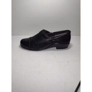 Ariat Women's US 9B Paddock Black Leather Sport Clogs Shoes 1.25" Heel